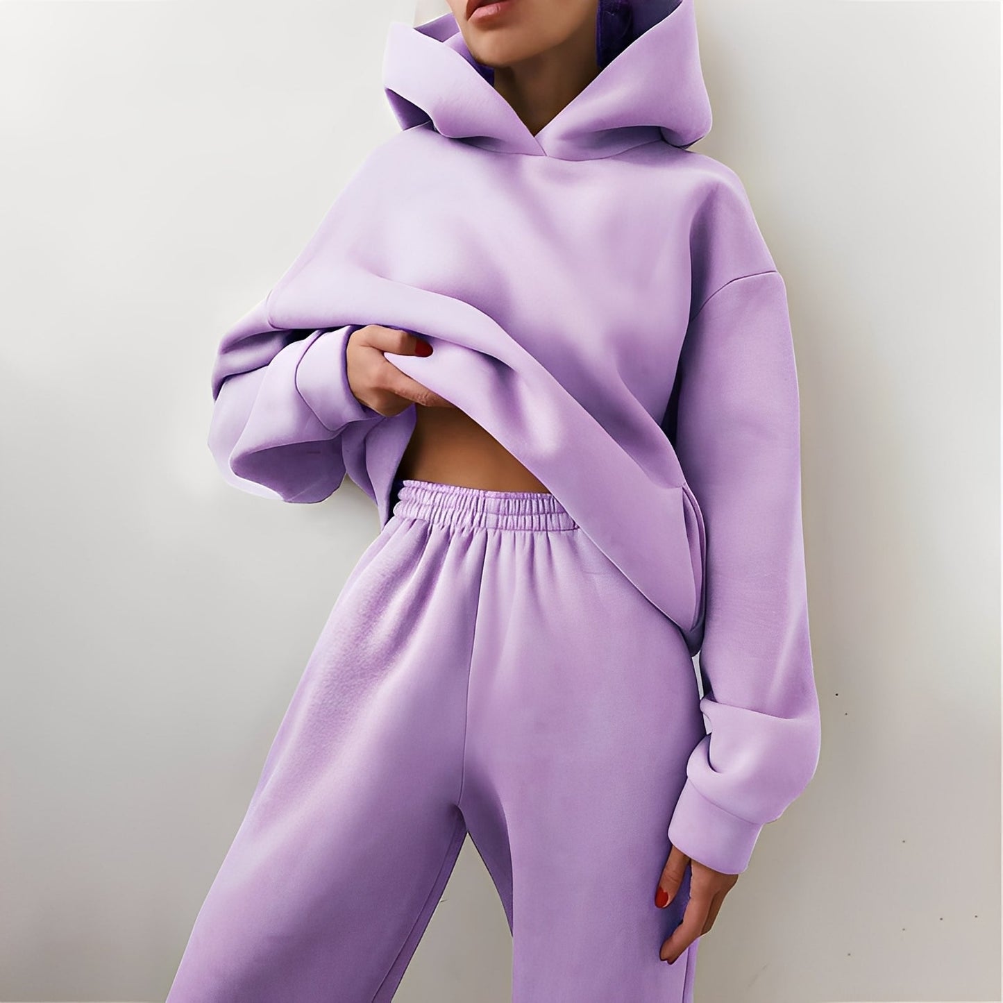 Wenona - Set lejer de timp liber cu glugă pentru femei