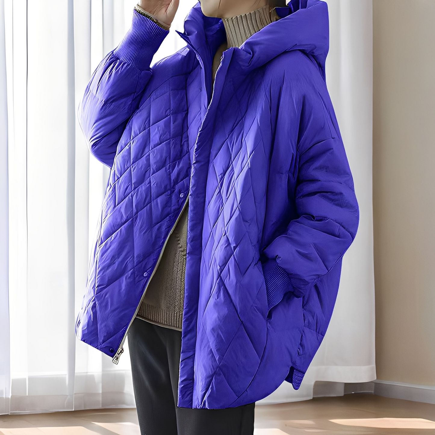 Abigail - Haina de iarnă casual cu fermoar pentru femei