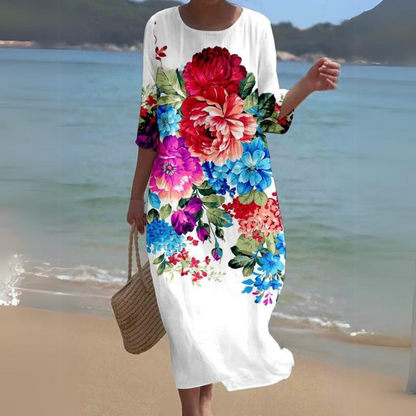 Alina – Rochie Midi Fluidă