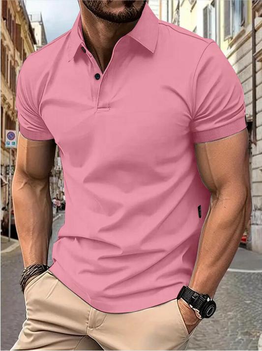 Blake - Tricou polo de vară pentru bărbați cu croială subțire
