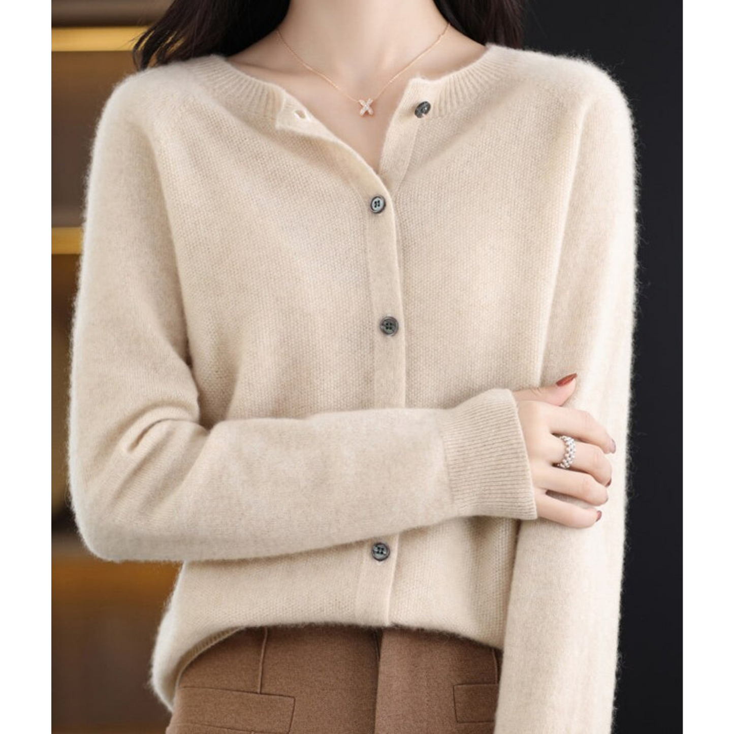 Aubry – Cardigan moale din lână fină