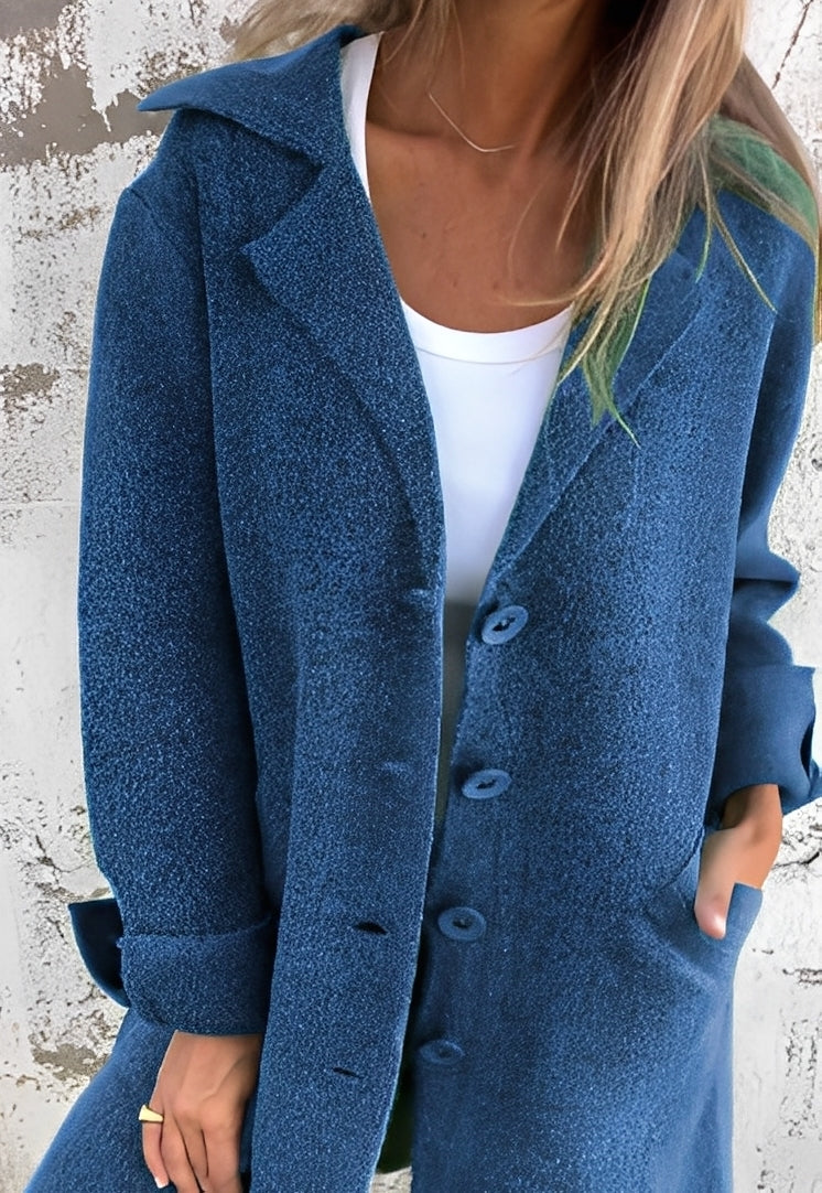 Izabelle - Lejer lung cardigan tricotat pentru femei