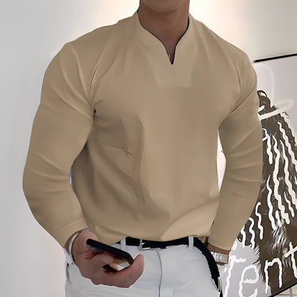 Corentin - Cămașă casual cu mâneci lungi pentru bărbați