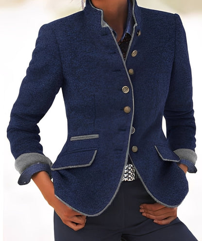 Kaelyn - Jachetă modernă de zi cu buzunare pentru femei