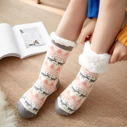 Clarice - Șosete de Crăciun stilate, mijlocii, pentru femei