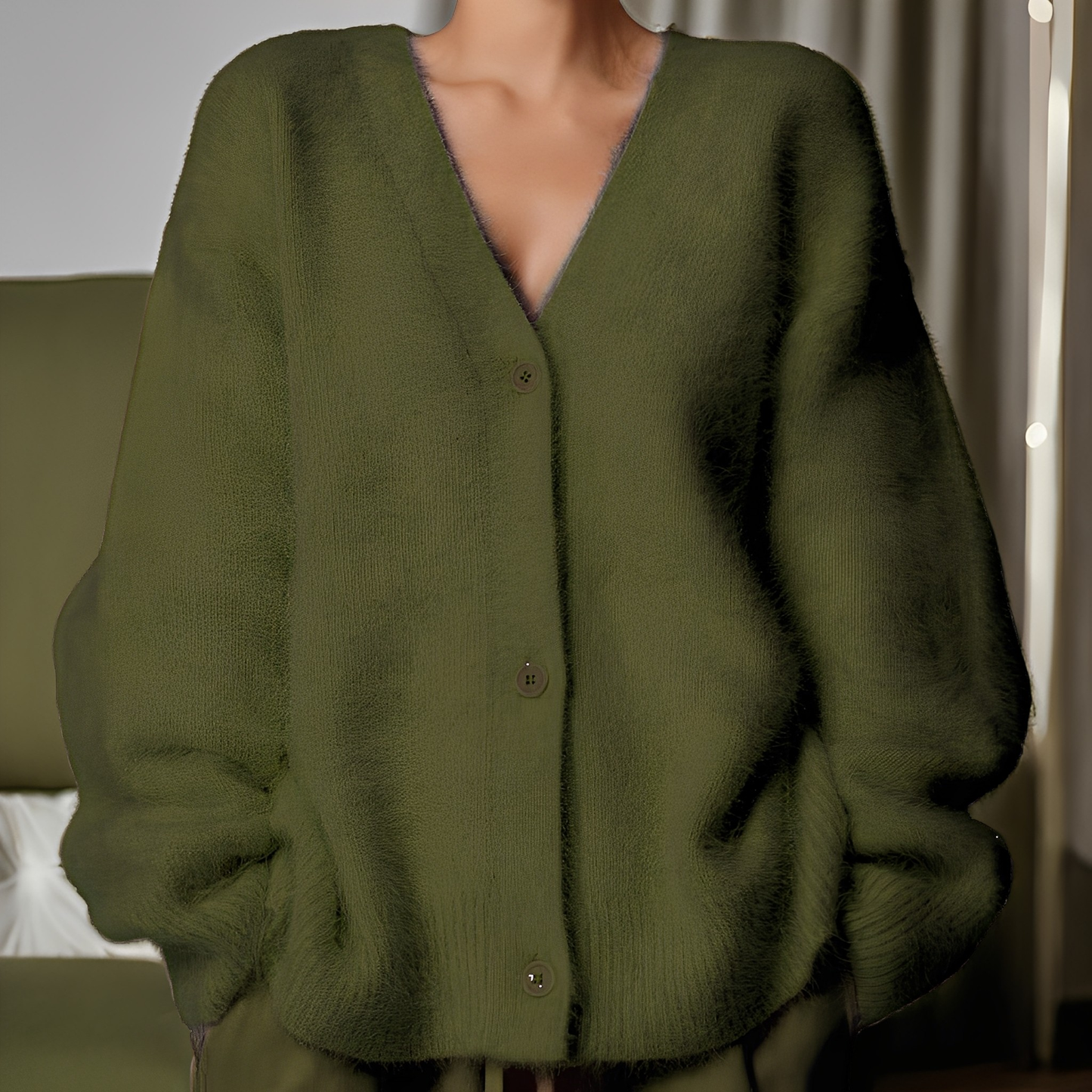 Emberly - Pulover casual, lejer din cașmir pentru femei