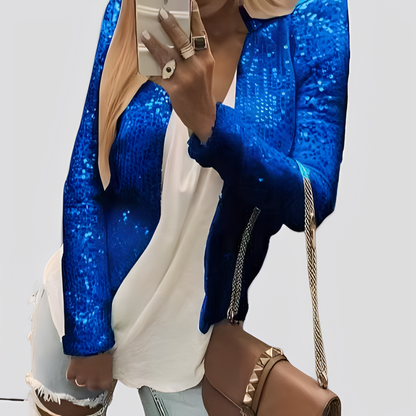 Shannen - Sacou elegant cu sclipici pentru femei