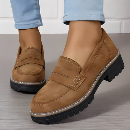 Elise - Stiluri mate platformă Loafer pentru dame