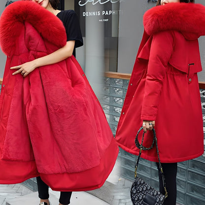 Evette - Stilouos, călduros, manta vătuit cu glugă pentru dame