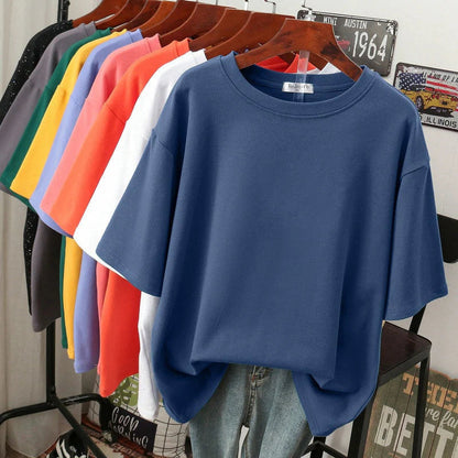 Arabella - Tricou lejer oversize din bumbac pentru femei
