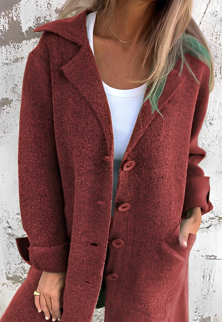 Izabelle - Lejer lung cardigan tricotat pentru femei