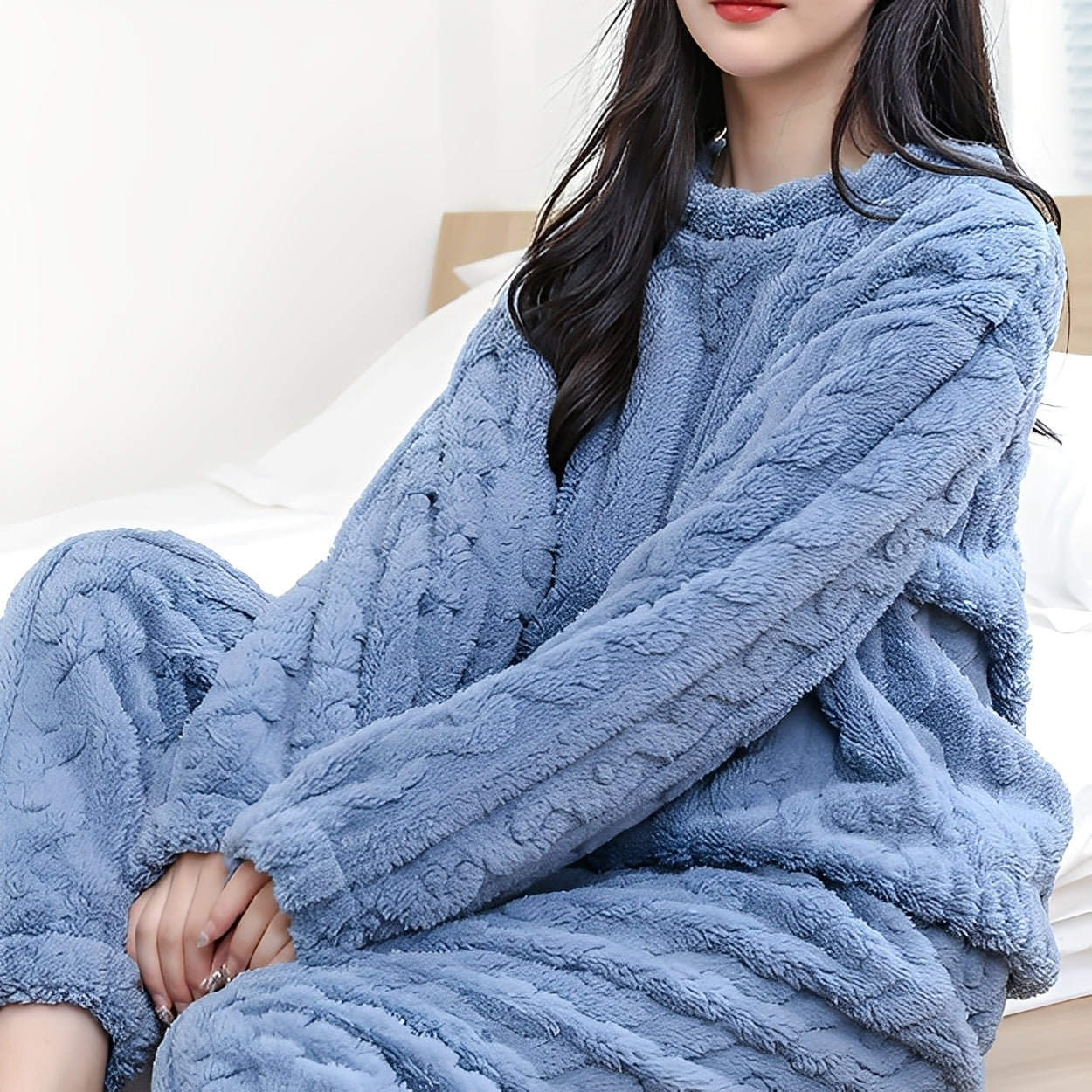 Kilie - Set din fleece confortabil și practic pentru femei