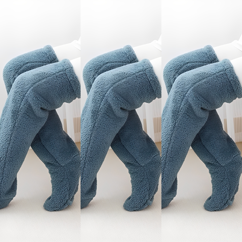 Camellia - Șosete de iarnă calde, peste genunchi, pentru femei