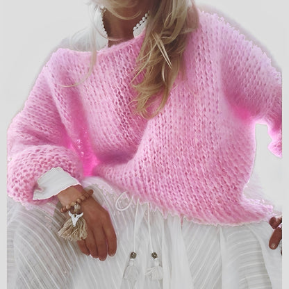 Caroline - Pulover cald, tricotat lejer pentru femei