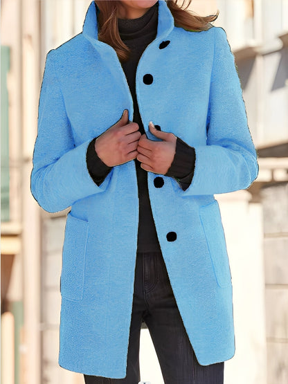 Michele - Manta de lână rezistentă la vânt pentru femei