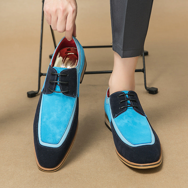 Allen - Pantofi stilați din piele întoarsă pentru bărbați