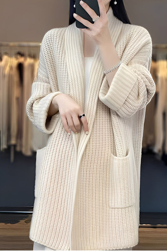 Suzanna - Cardigan lung elegant pentru dame
