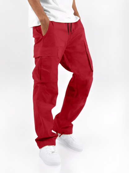 Cooper - Pantaloni cargo lejeri cu ?nur pentru barba?i