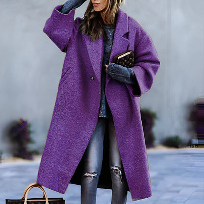 Haylie - Elegant, clasic, lejer mantou pentru femei