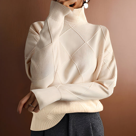 Morgan - Pulover stilat cu guler rulat din cașmir pentru femei