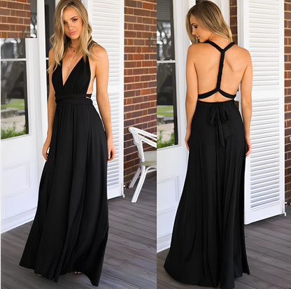 Octavia - Rochie elegantă petrecută cu guler pentru femei