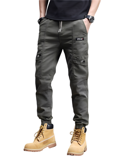 Alvin - Pantaloni de trening stilați cu șnur pentru bărbați