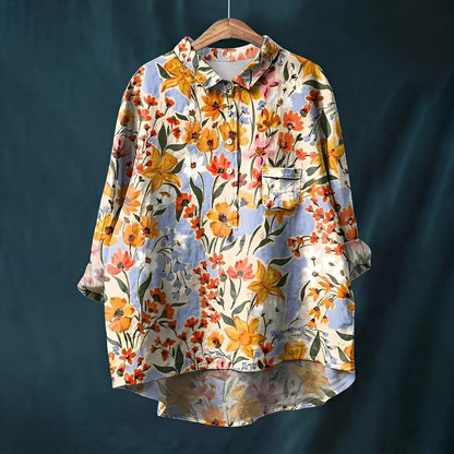 Garance - Cămașă tradițională cu mâneci lungi pentru femei