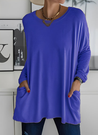 Shanene - Pulover simplu, lejer pentru dame