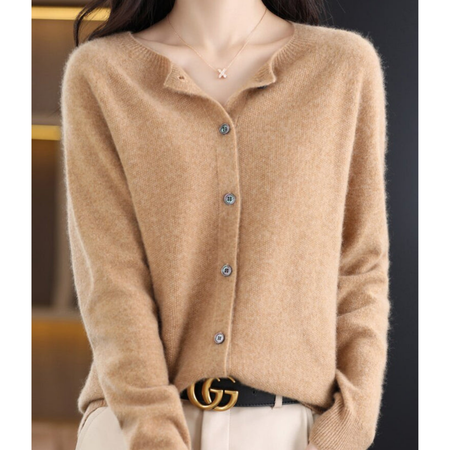 Aubry – Cardigan moale din lână fină