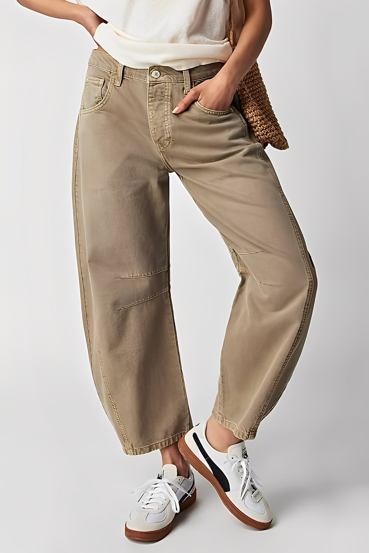 Jocelyn - Blugi lejeri cu croială largă pentru femei