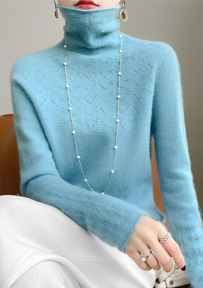 Michaela - Pulover cu guler înalt, moale și elegant pentru femei