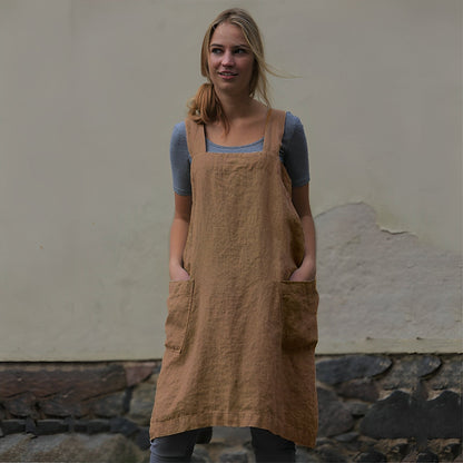 Mozelle - Rochie sarafan lejeră cu buzunare pentru femei