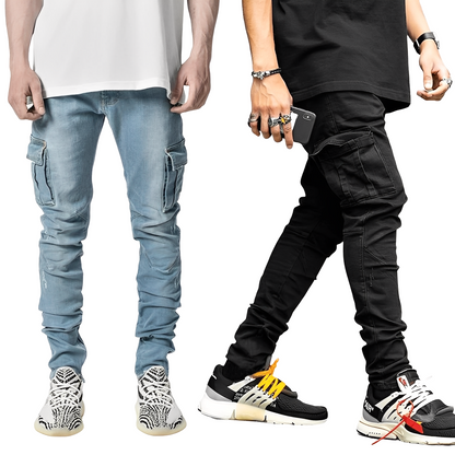 Morgan - Blugi lejeri cu mai multe buzunare pentru bărbați