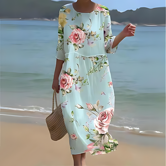 Alina – Rochie Midi Fluidă