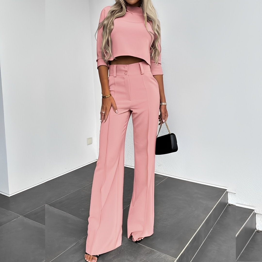 Mélisande - Set modern de bluză și pantaloni pentru femei