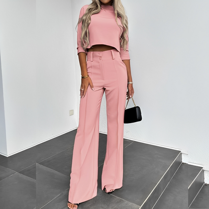 Mélisande - Set modern de bluză și pantaloni pentru femei