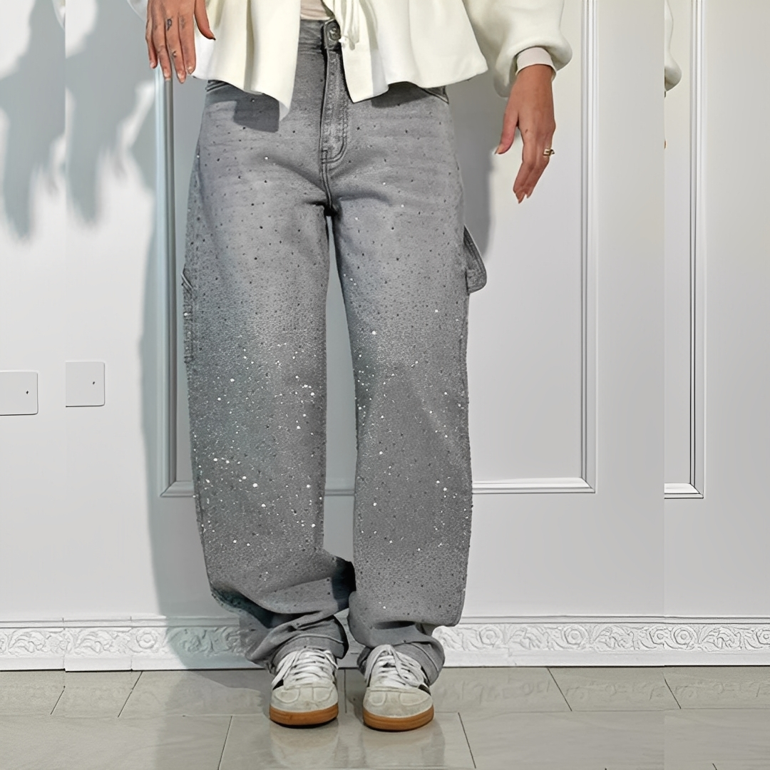 Gigi - Blugi eleganți oversize pentru femei