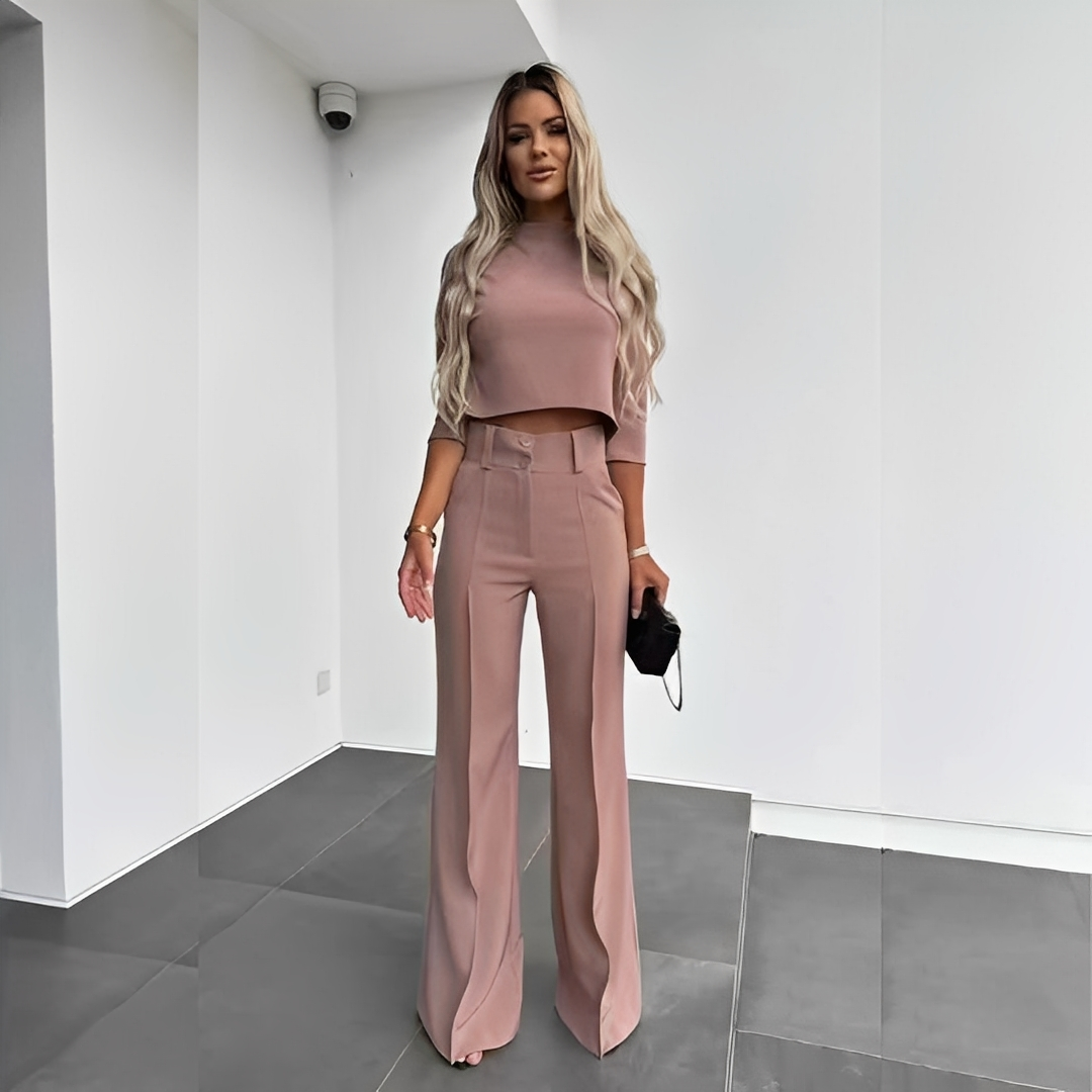 Mélisande - Set modern de bluză și pantaloni pentru femei