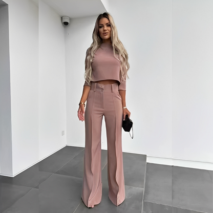 Mélisande - Set modern de bluză și pantaloni pentru femei