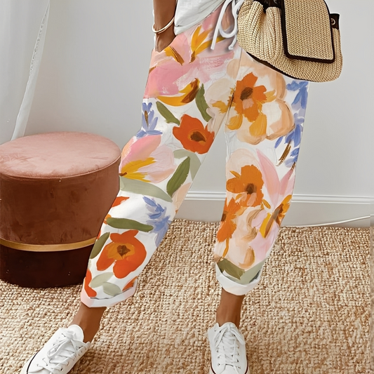 Jacintă - Pantalon confortabil cu cordon ajustabil pentru femei