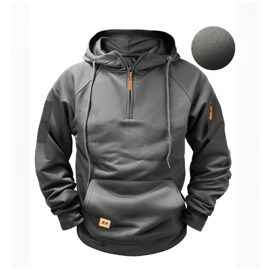 Gildas - Jachetă cu glugă relaxată pentru bărbați