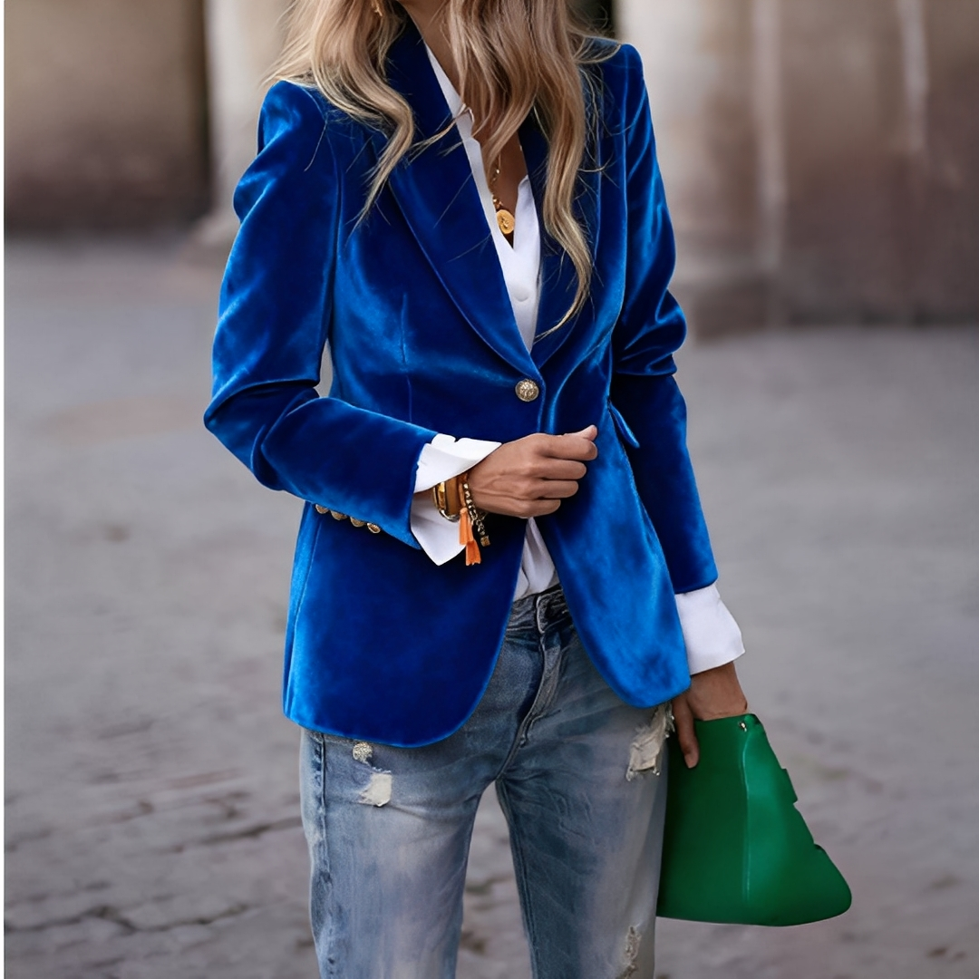 Lyliane - Jachetă clasică casual cu nasturi pentru femei