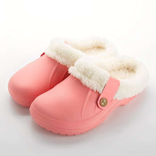 Melba - Clogs calde cu fleece pentru femei