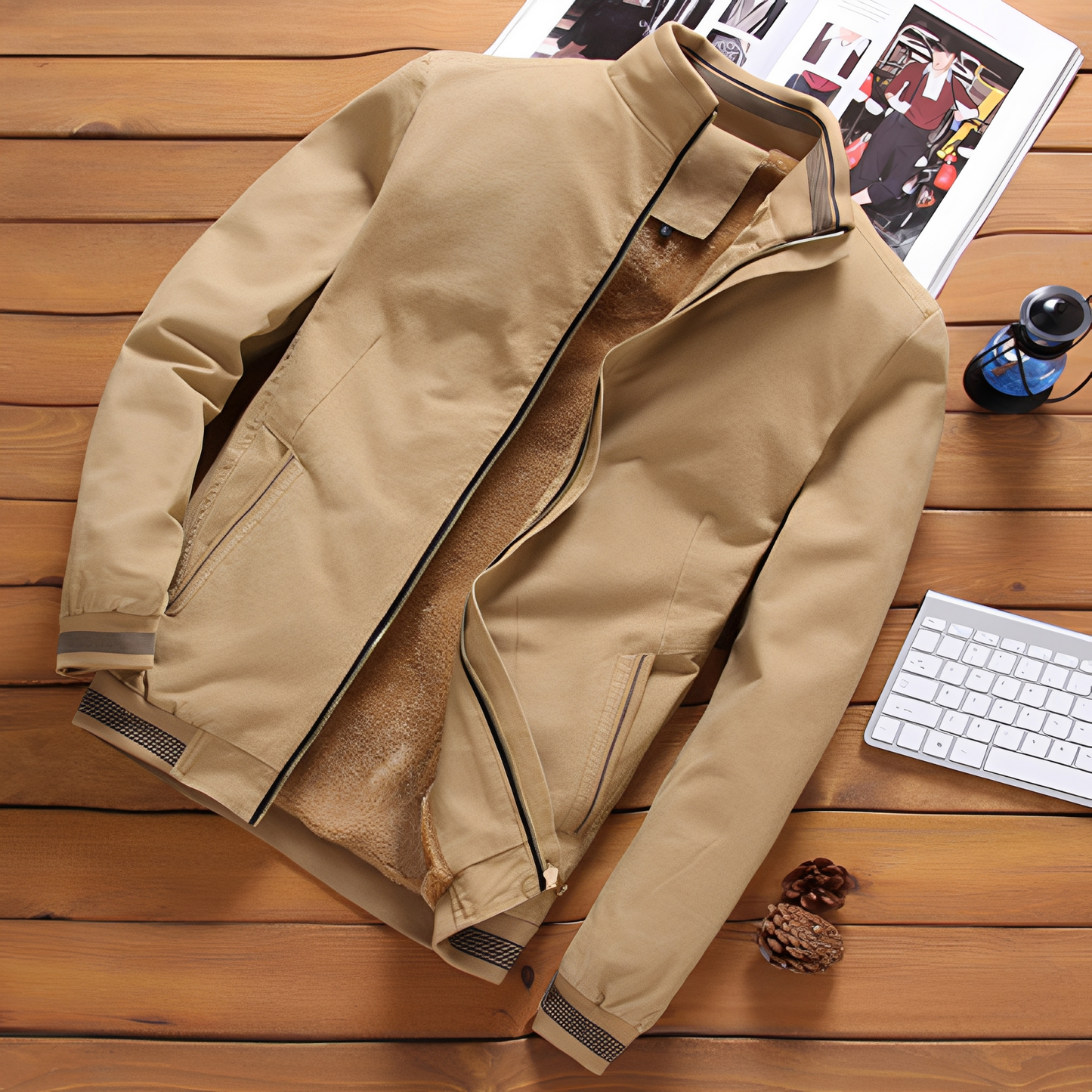 Arthur - Jachetă stilată, caldă pentru bărbați