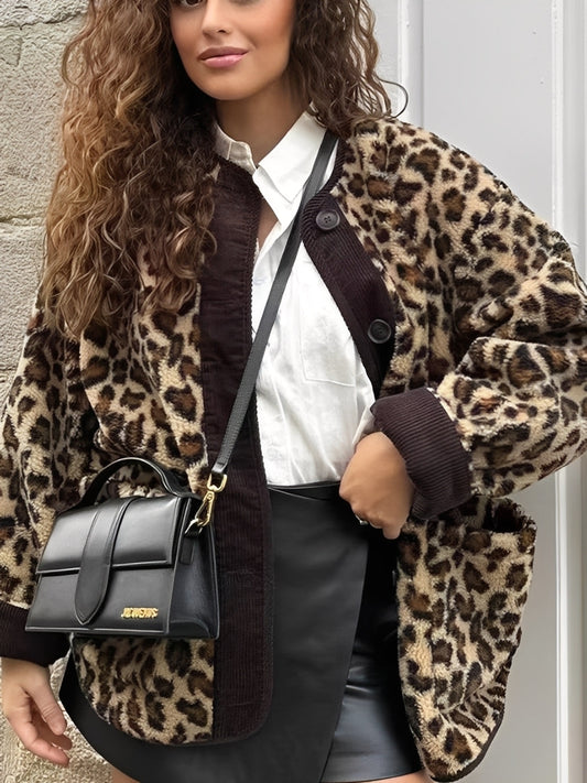 Emelia - Stilou, oversize, jachetă caldă pentru dame