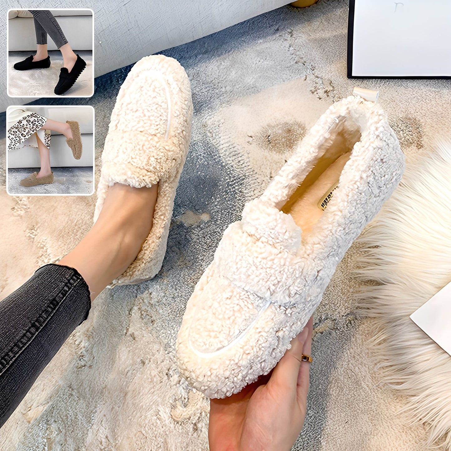 Mara - Mocasini de iarnă călduroși pentru femei