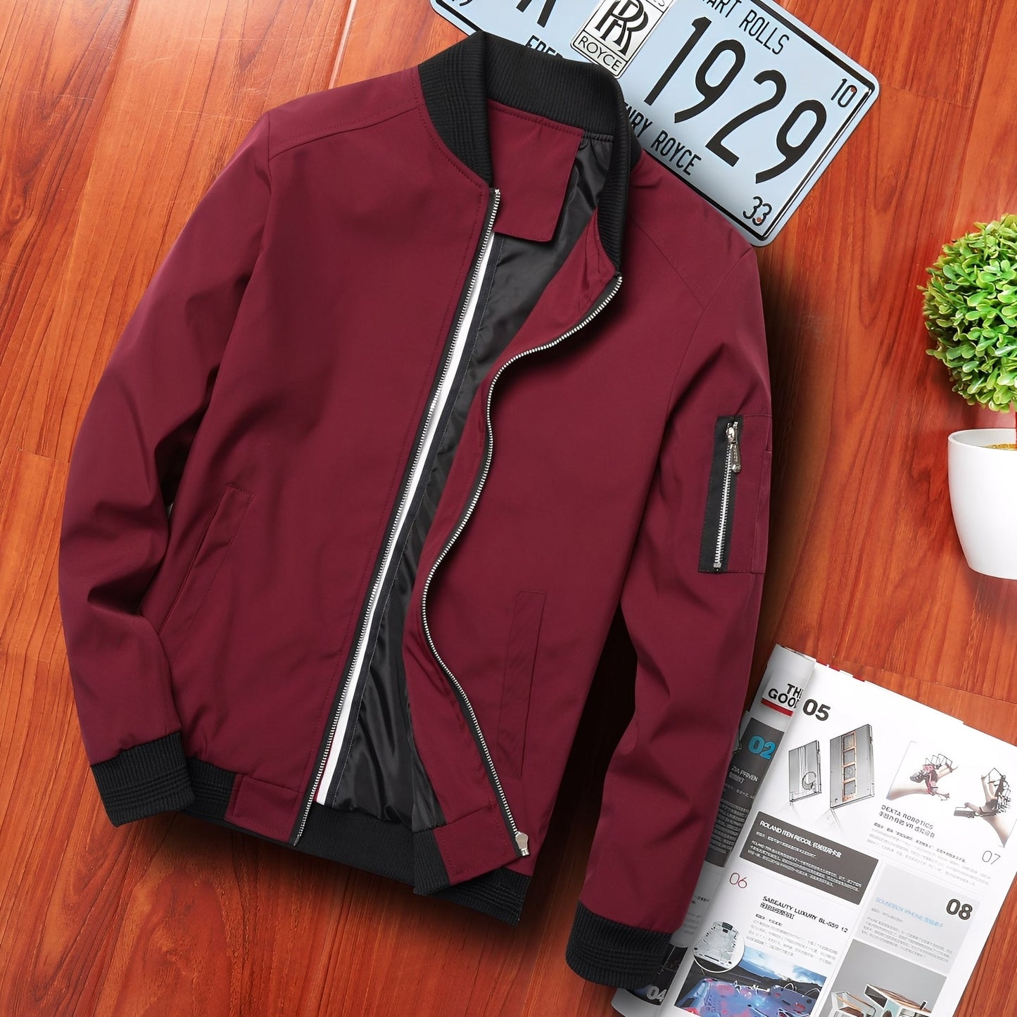 Leonard - Jachetă bomber stilată pentru bărbați