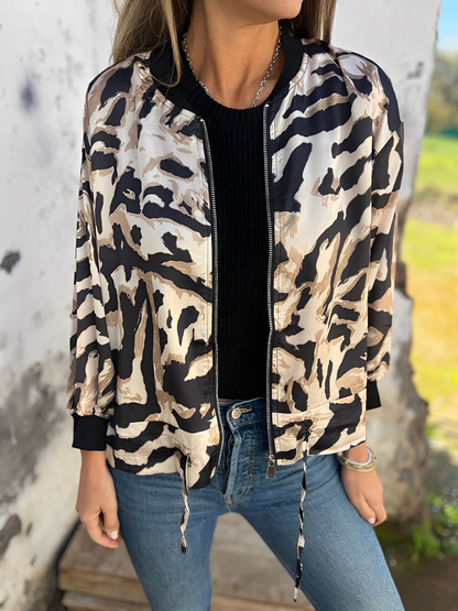 Ryana - Jachetă stilată cu fermoar pentru femei