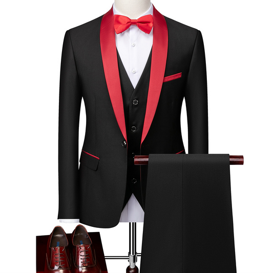 Jerald - Set costum lejer 3 piese pentru bărbați