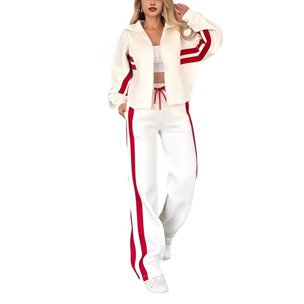 Maddie - Set sportiv stilat din două piese pentru femei